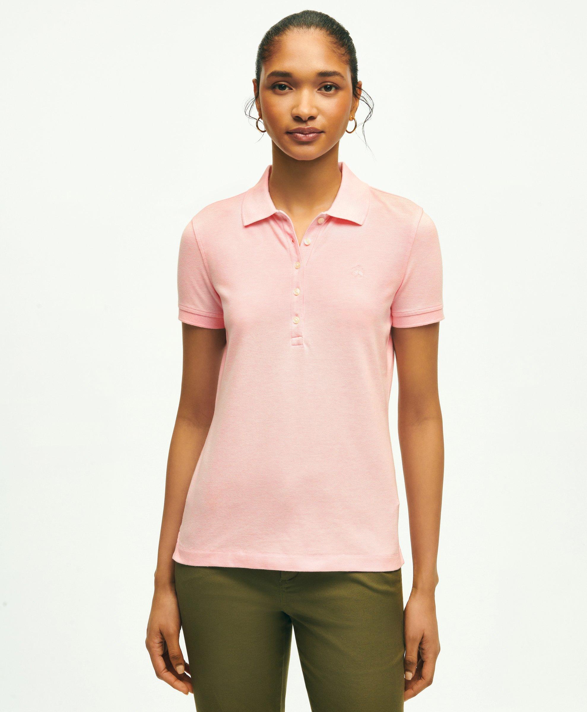 Supima® Cotton Stretch Pique Polo Shirt, image 1
