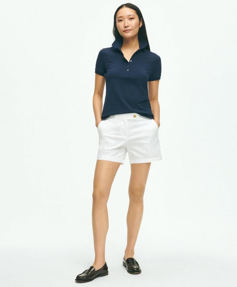 Supima® Cotton Stretch Pique Polo Shirt, image 4