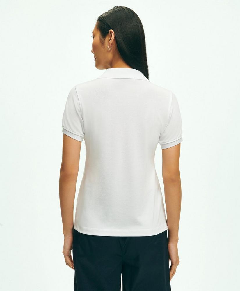 Supima® Cotton Stretch Pique Polo Shirt, image 3