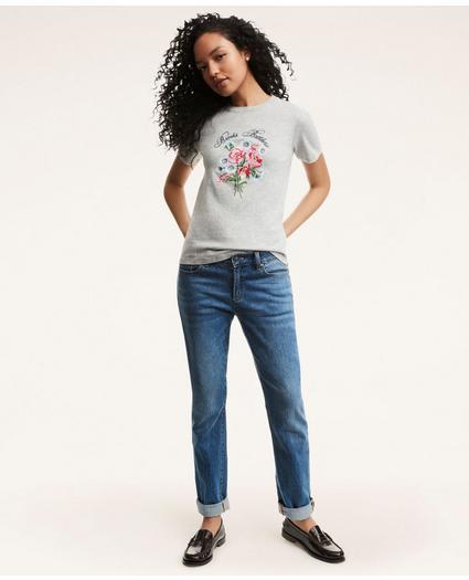 Cotton Embroidered T-Shirt, image 2