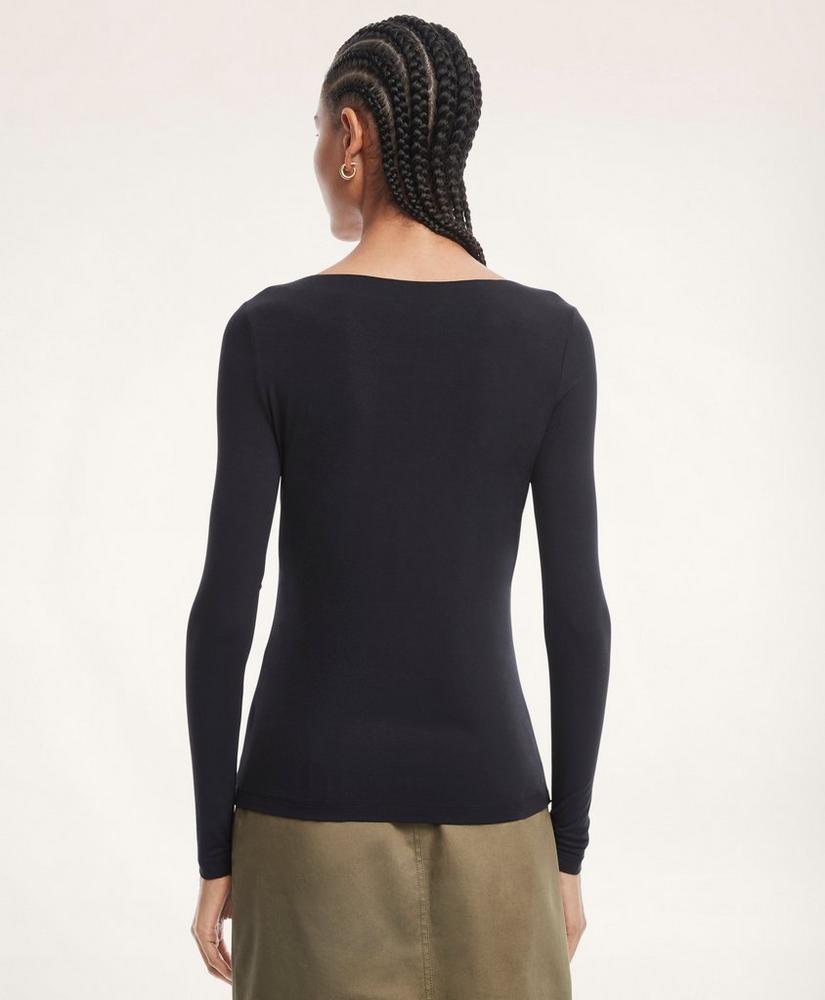 Jersey Square Neck Top, image 2