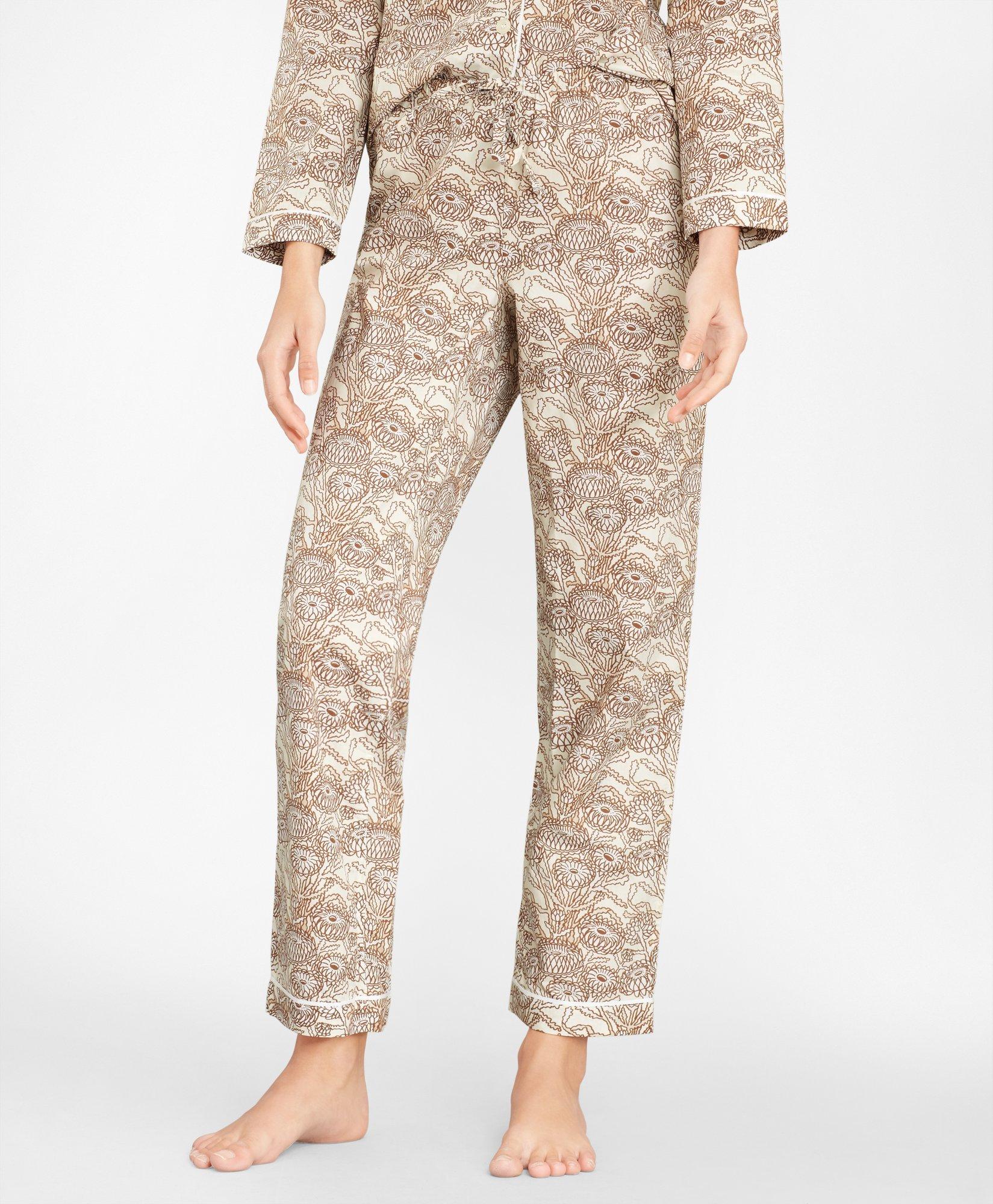2-Piece 100% Cotton Striped Poplin Woven Pajama Set
