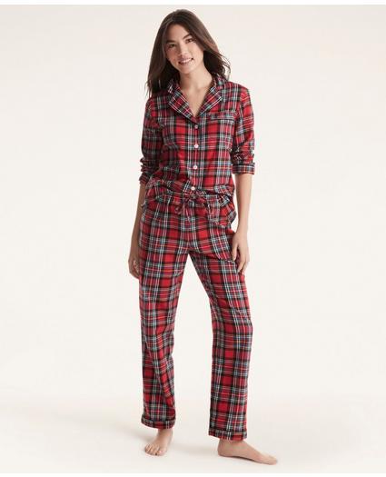 Flannel Tartan Pajama Set, image 2