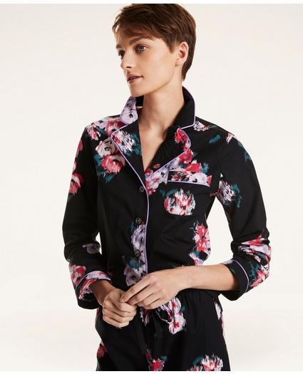Floral Print Supima® Cotton Poplin Pajama Set, image 1
