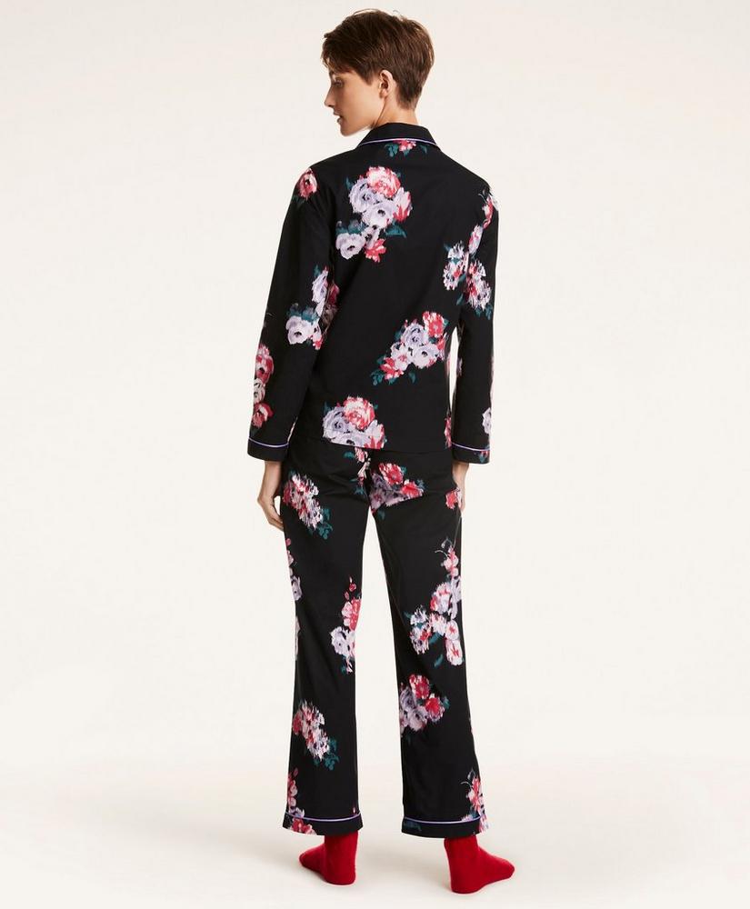Floral Print Supima® Cotton Poplin Pajama Set, image 3