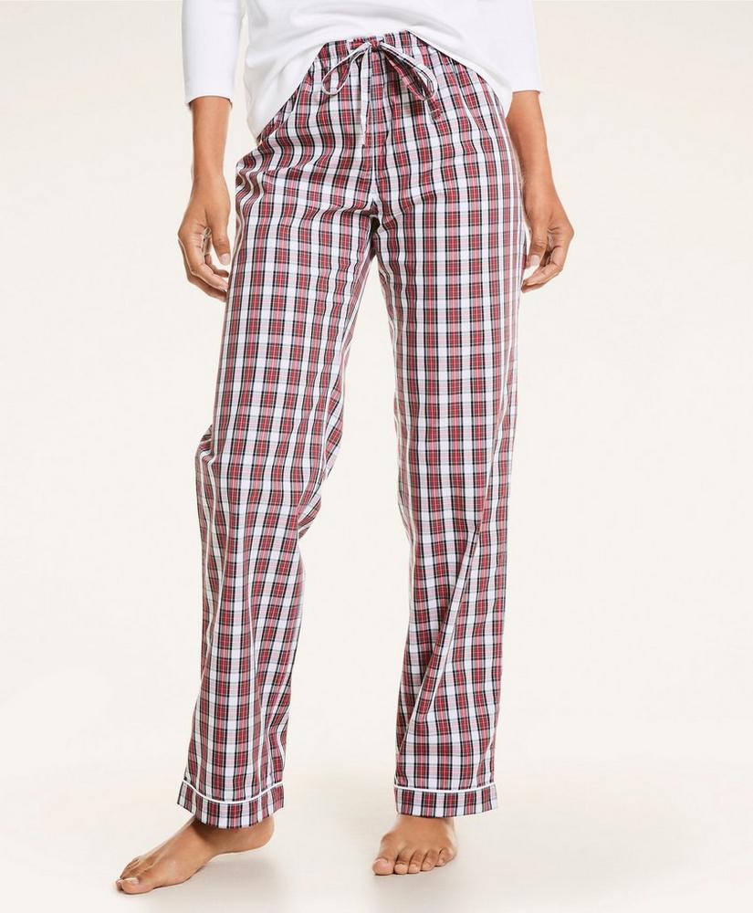 Stewart Tartan Supima® Cotton Poplin Pajama Set, image 3