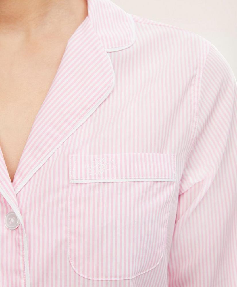 Cotton Stripe Pajama Set, image 3