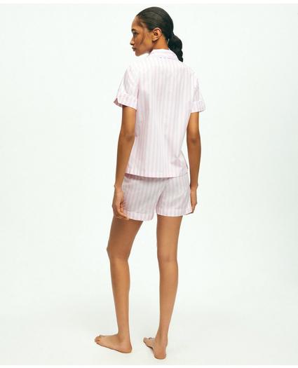 Cotton Poplin Striped Pajama Set, image 2