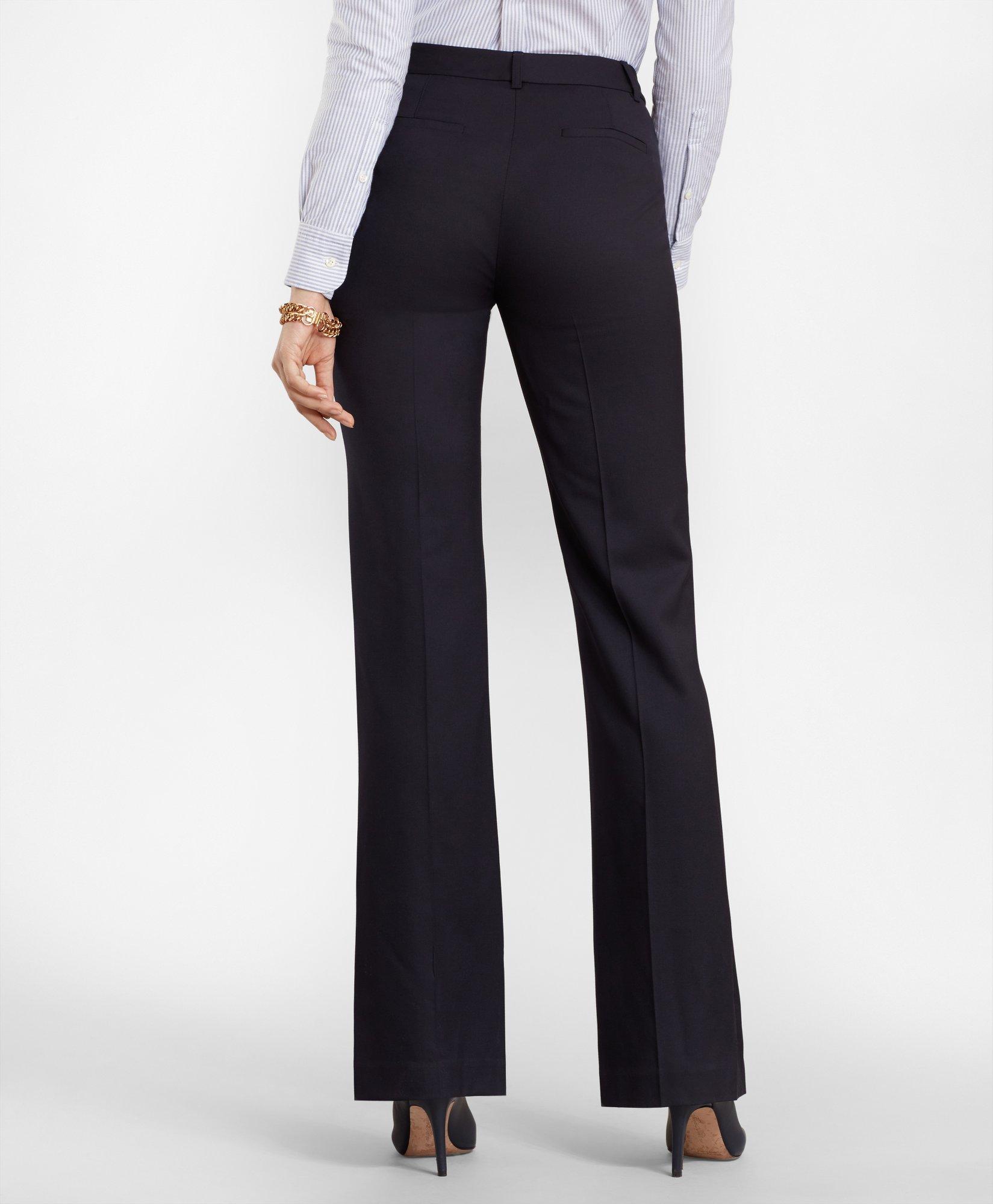 Wool Wide-Leg Pants