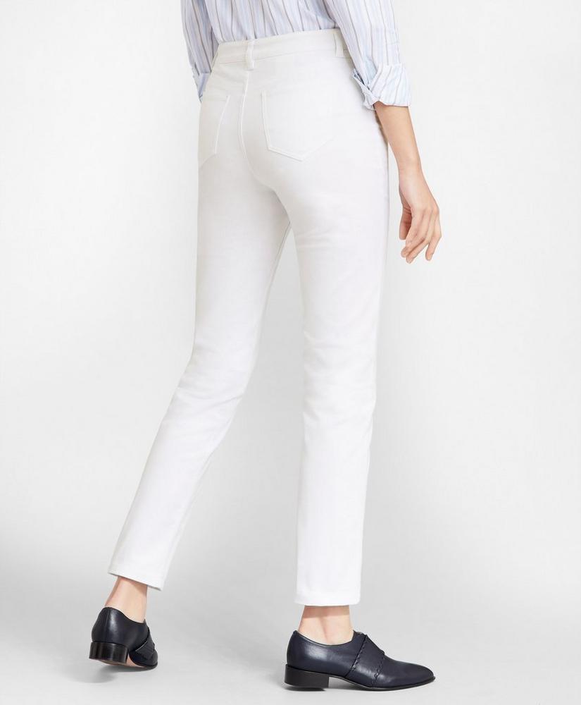 Stretch Supima® Cotton Five-Pocket Pants, image 3