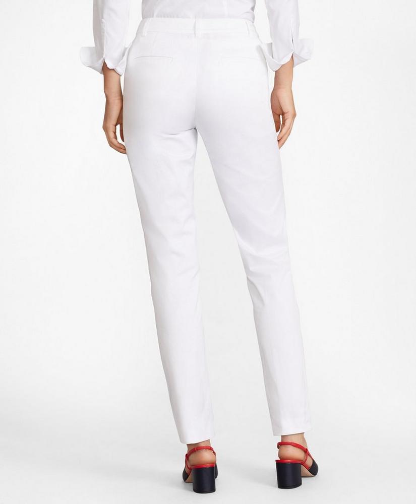 Stretch Cotton Twill Ankle Pants, image 3