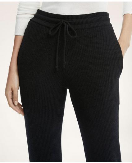 Merino Wool Cashmere Sweater Jogger Pants, image 3