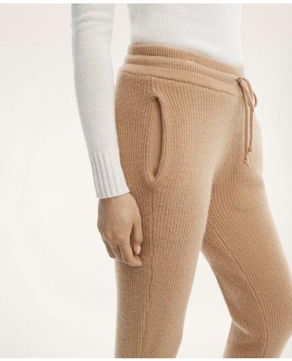 Merino Wool Cashmere Sweater Jogger Pants, image 3