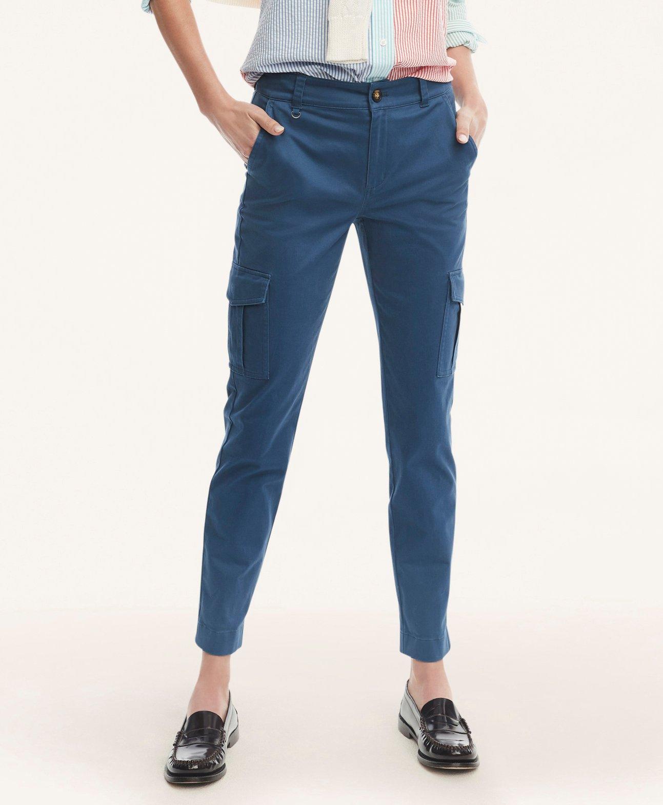 Stretch Sateen Cargo Pants, image 2