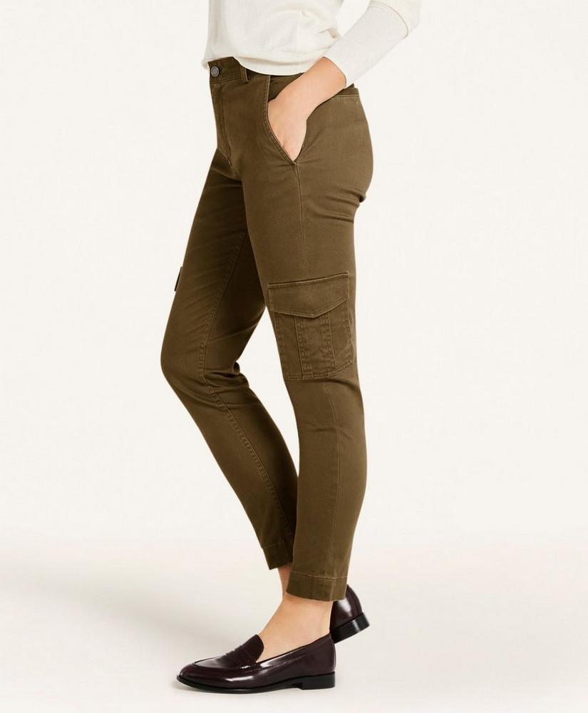 Stretch Sateen Cargo Pants, image 2