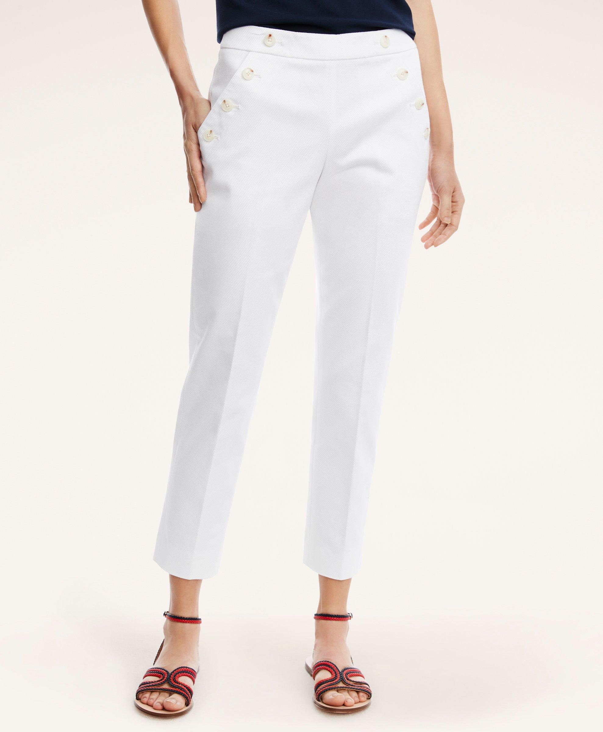 Carte Blanche Stretch-Twill Sailor Pants