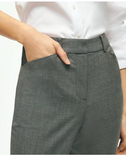 The Essential Brooks Brothers Stretch Wool Slim Crop Pants, image 3