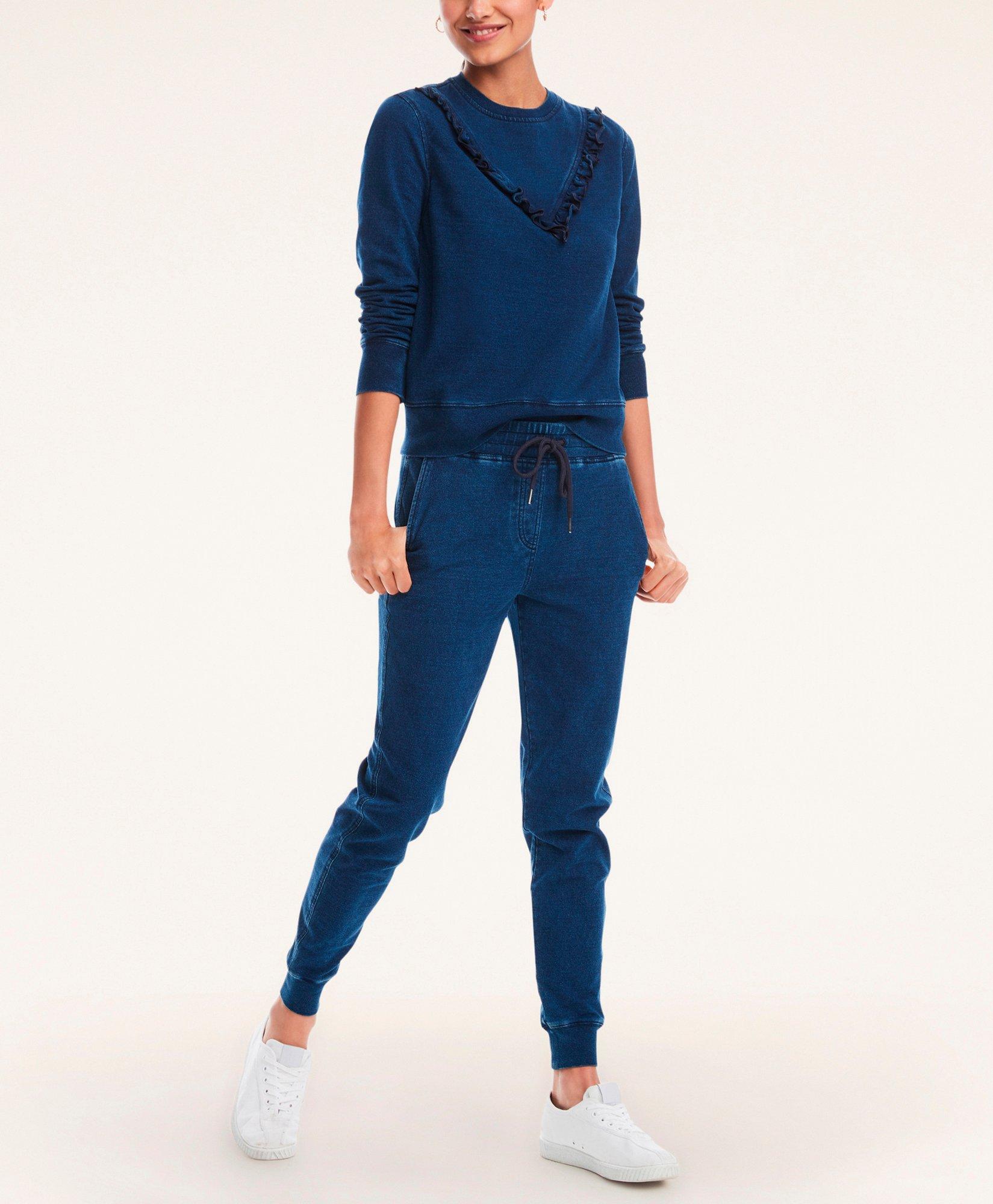 Cotton Terry Indigo Joggers