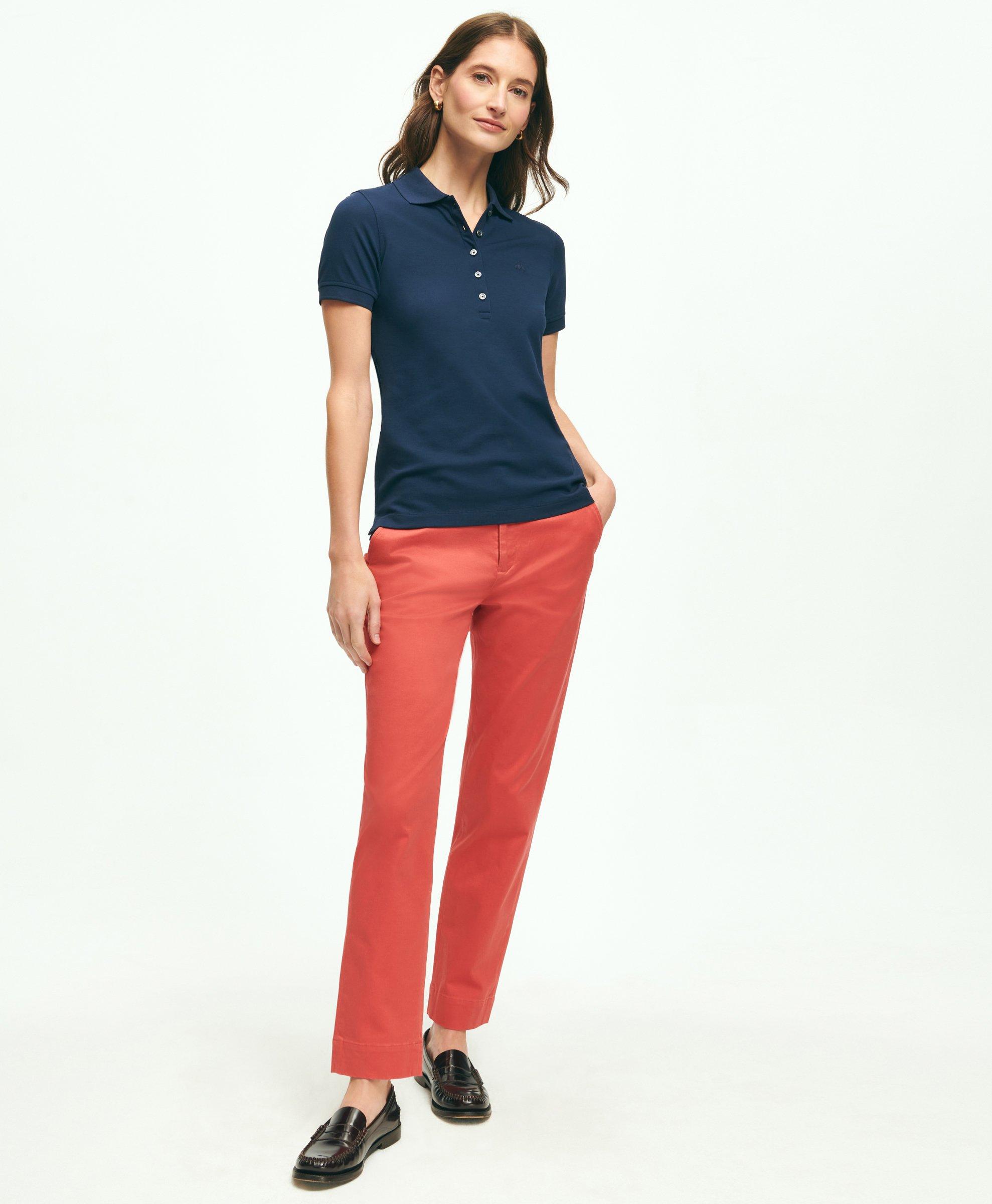 Garment Washed Stretch Cotton Chinos, image 1