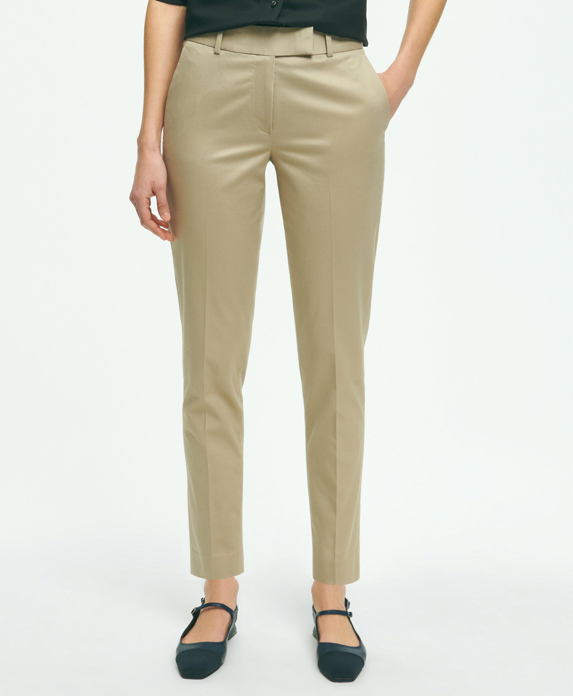 Brooks Brothers Stretch Cotton Advantage Chino Pants In Khaki