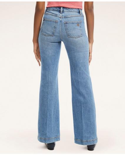 Flared Denim Jeans, image 3