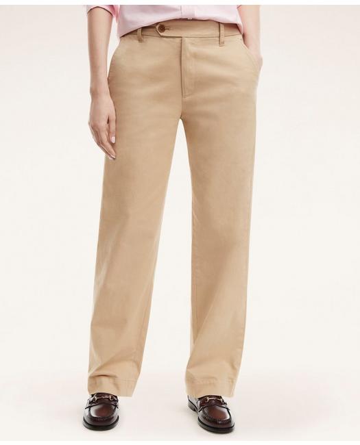 Womens Clothing Trousers Slacks and Chinos Straight-leg trousers Koche Cotton Embossed Straight-leg Trousers in Black 