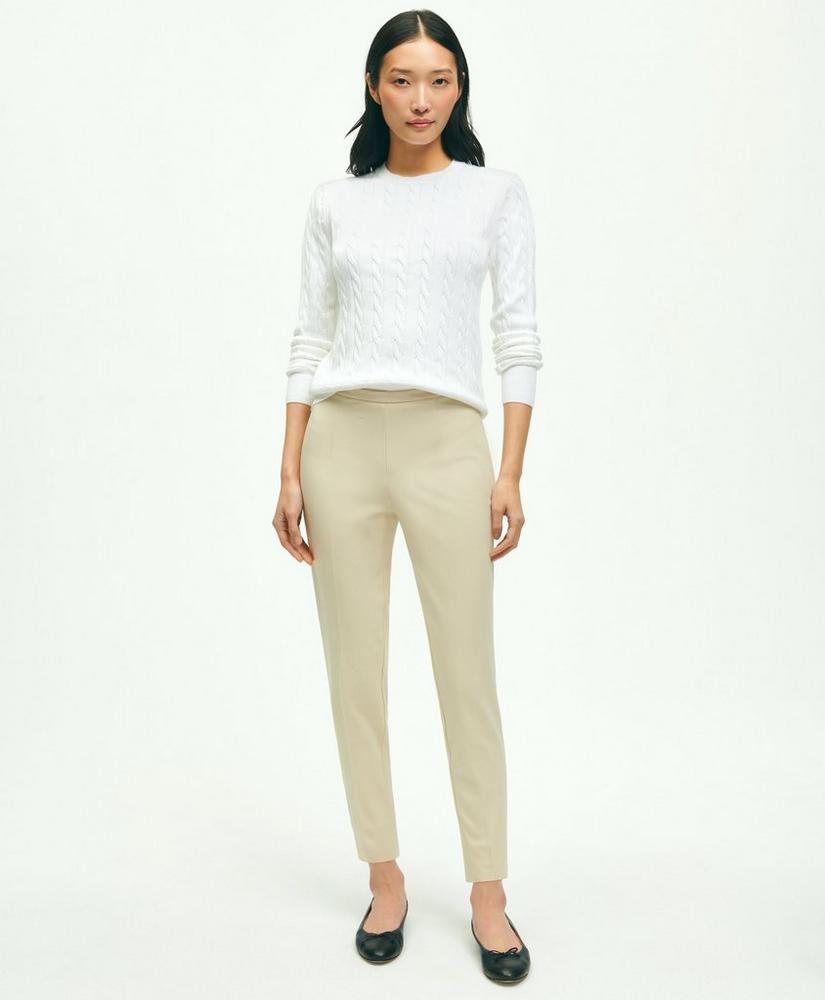 Side-Zip Stretch Cotton Pant, image 2