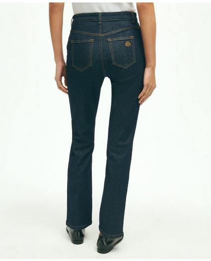 Stretch Cotton Slim-Straight Denim Jeans, image 2