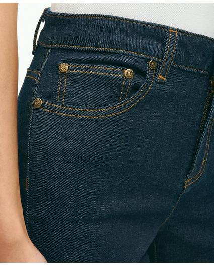 Stretch Cotton Slim-Straight Denim Jeans, image 3
