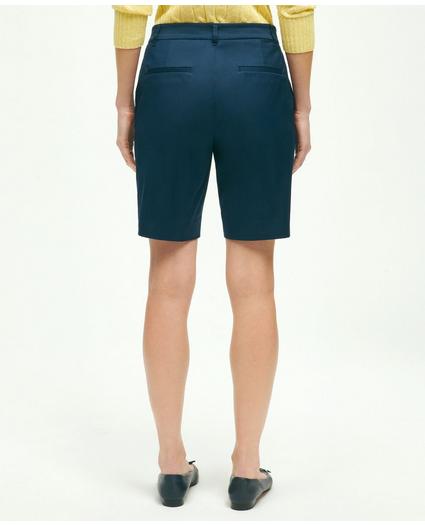 Stretch Cotton Twill Bermuda Shorts, image 2