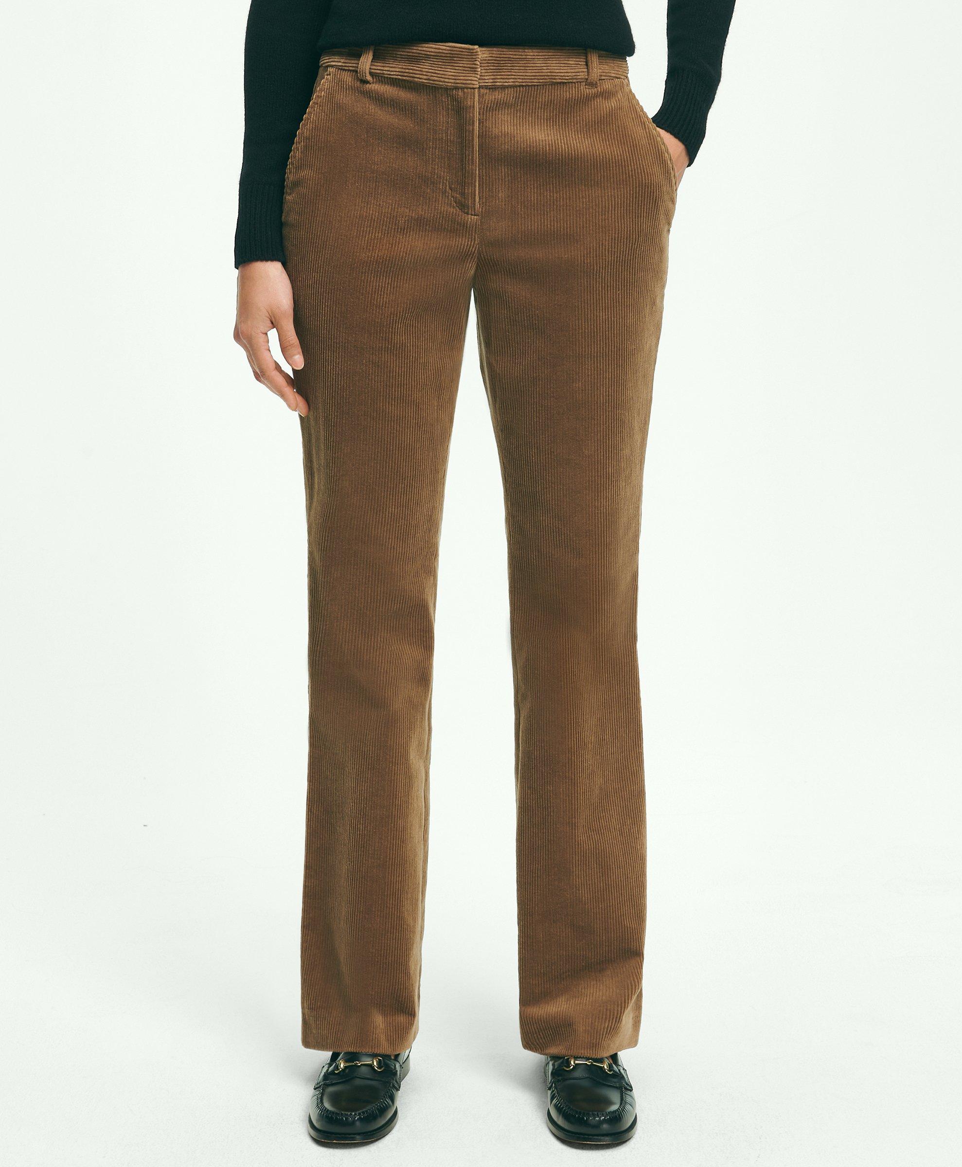 Cotton Wide-Wale Corduroy Trousers