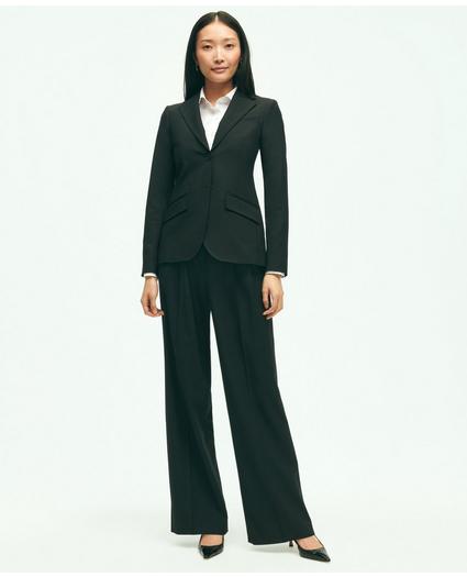 The Essential Brooks Brothers Stretch Pleat-Front Wide Leg Trousers, image 4