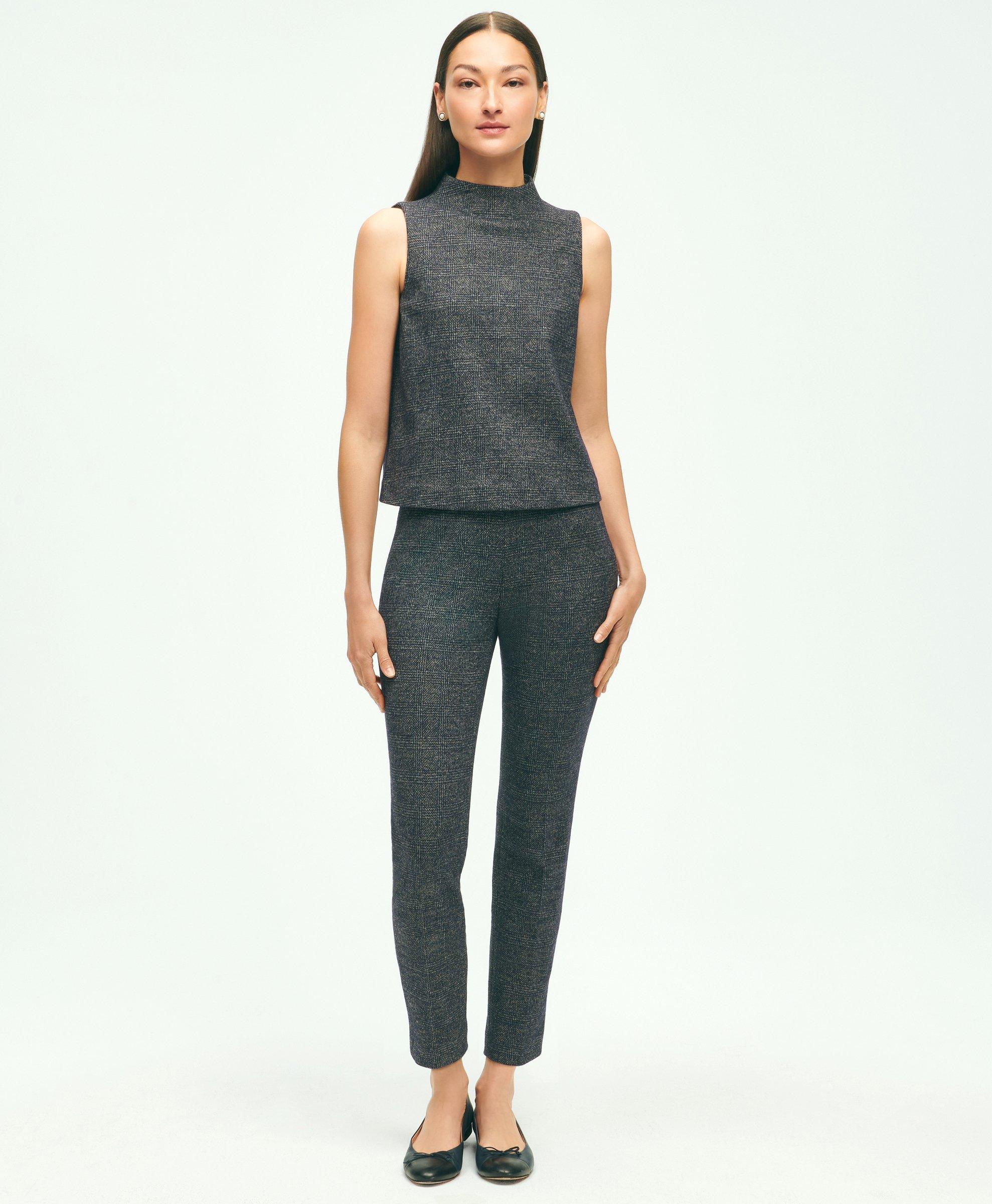 Side-Zip Stretch Cotton Pant