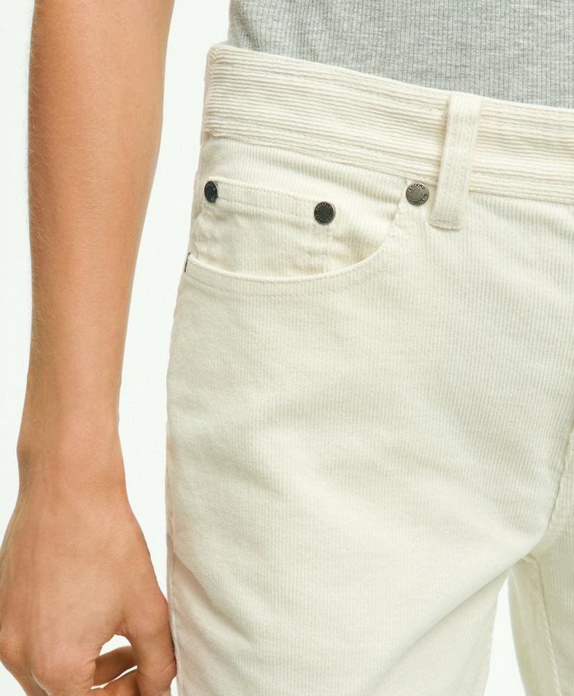 Stretch Cotton Corduroy 5-Pocket Pants, image 3