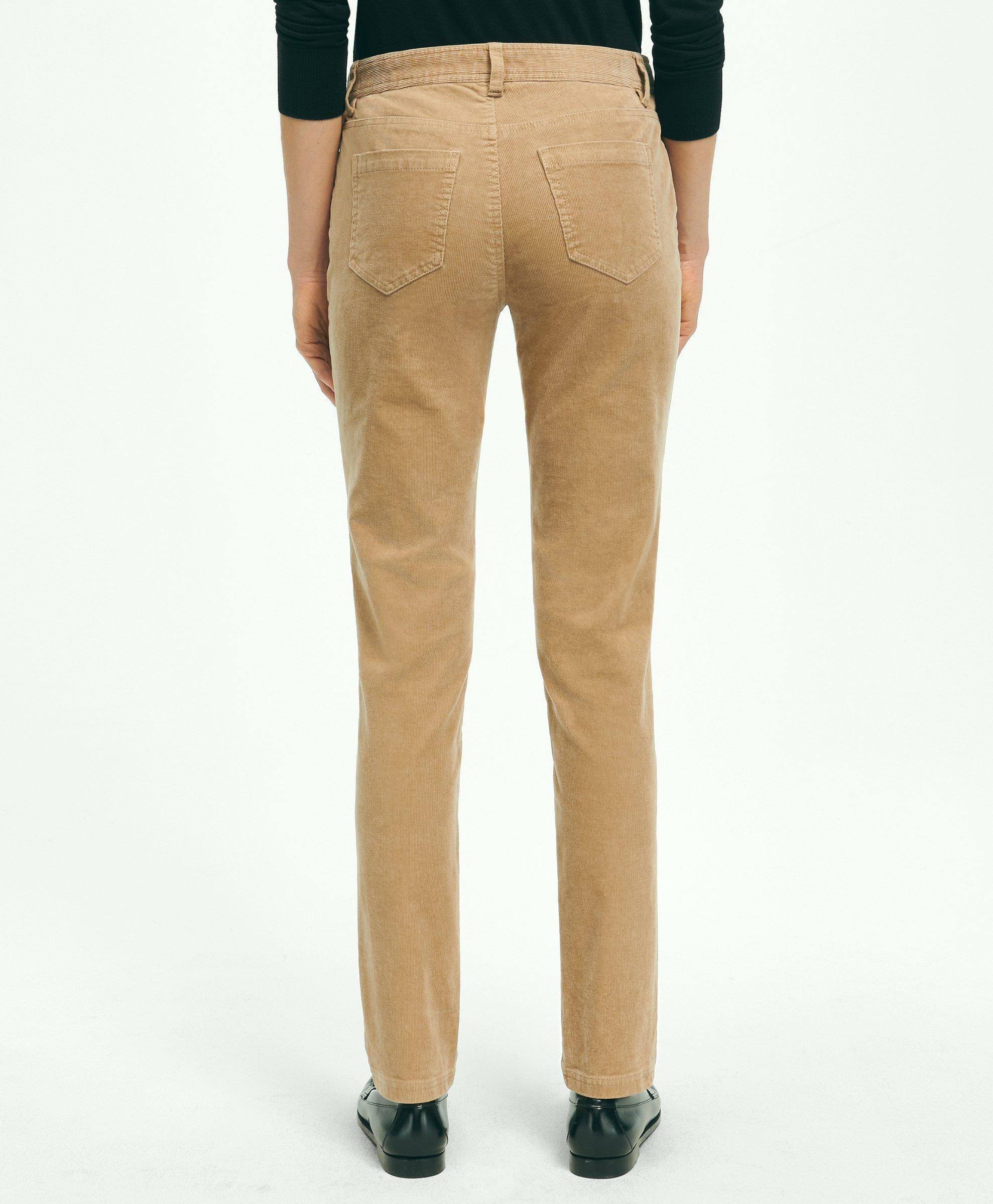 Corduroy pants, Medium brown