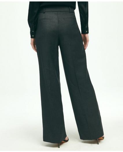 Wool Cashmere Wide Leg Trousers, image 2