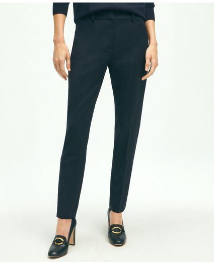 Stretch Wool Cropped Pants, image 1