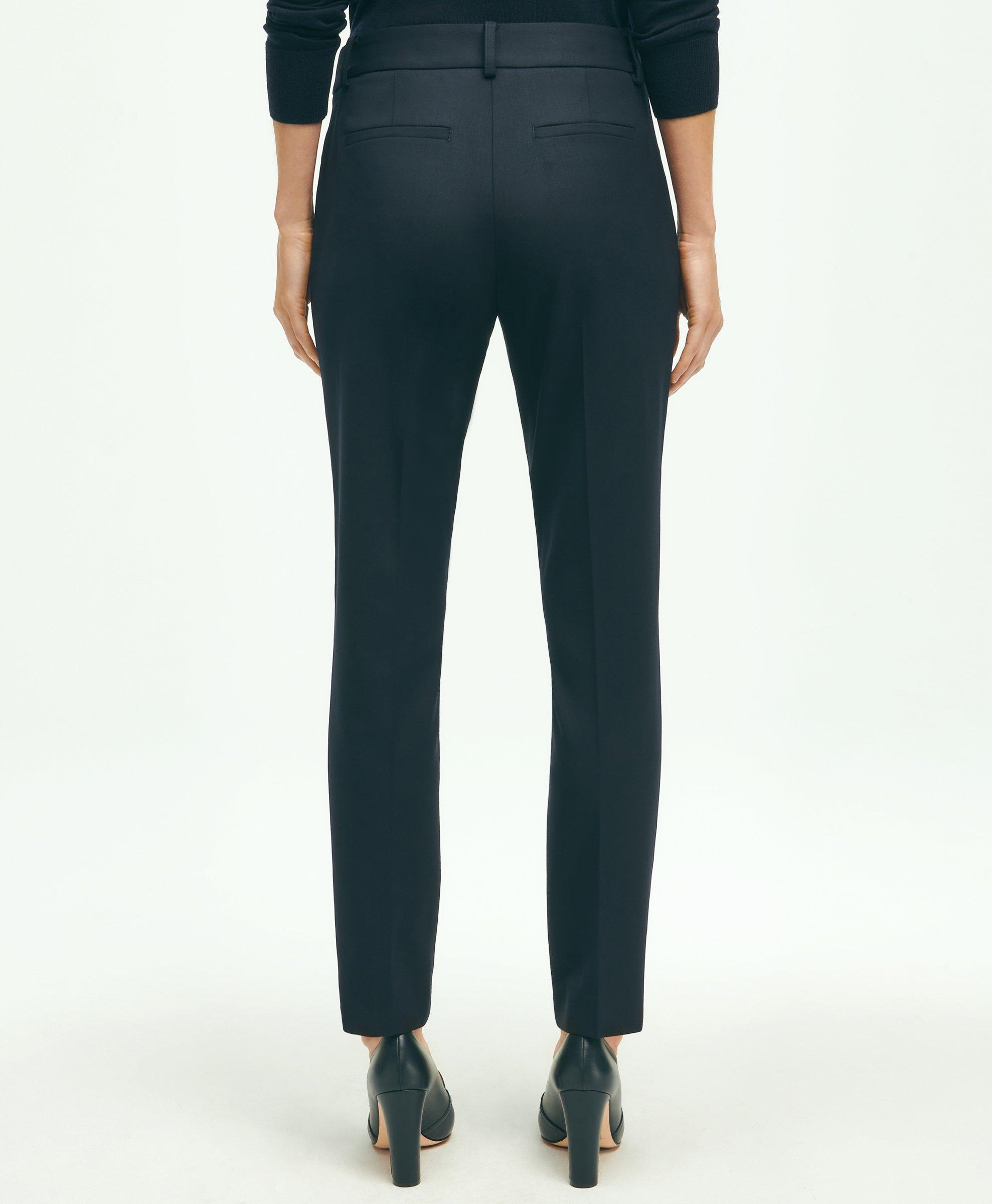 Stretch Wool Cropped Pants, image 2