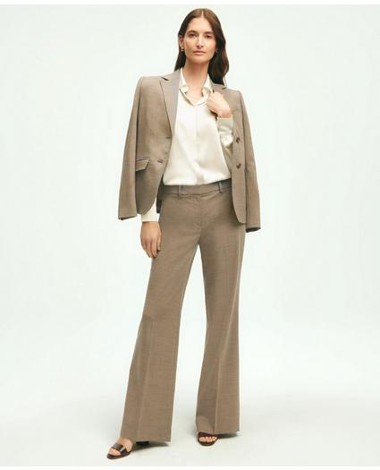 Stretch Wool Wide Leg Trousers, image 2