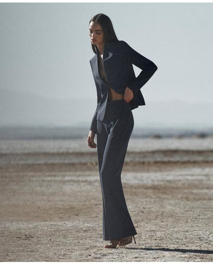 Crepe Wide-Leg Trousers, image 2