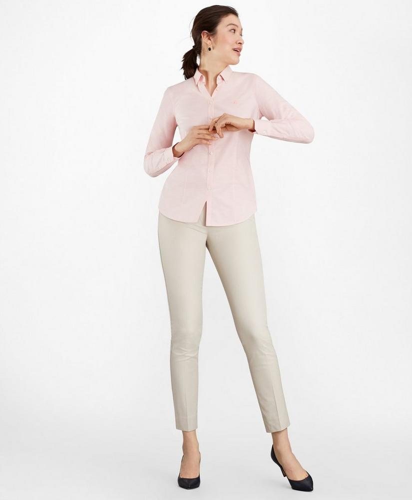 Non-Iron Tailored-Fit Supima® Cotton Dress Shirt, image 2
