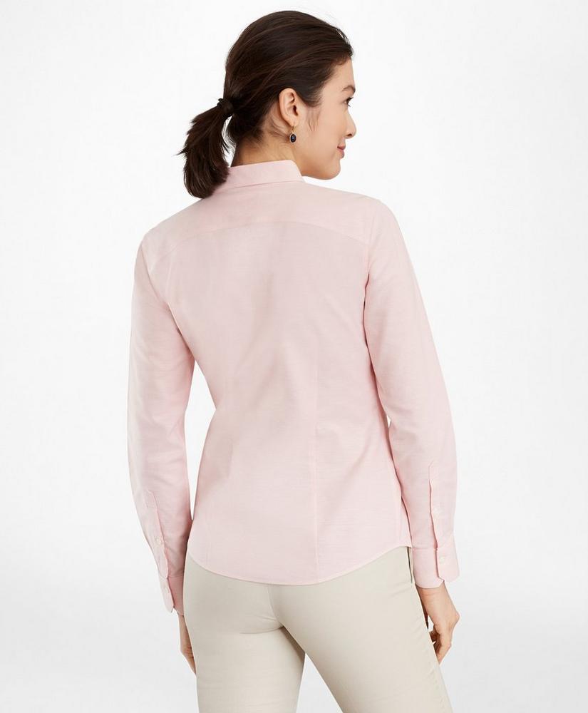 Non-Iron Tailored-Fit Supima® Cotton Dress Shirt, image 4
