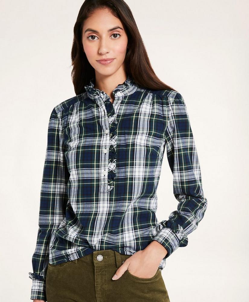 Flannel Popover Shirt, image 1