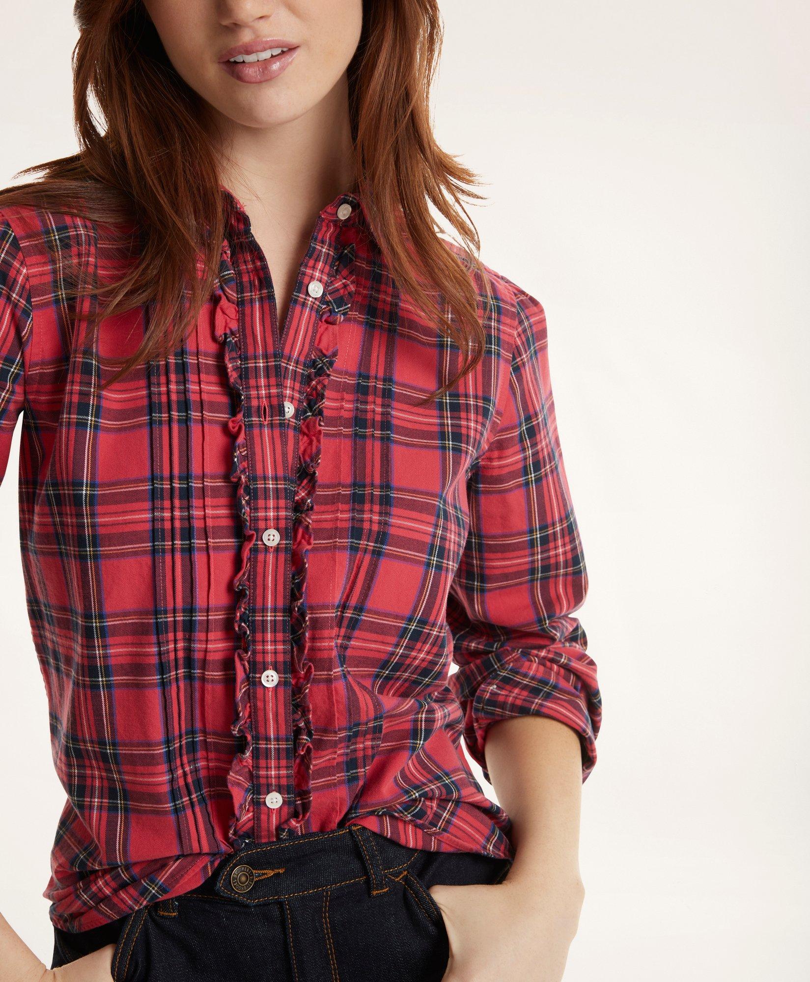 Women's Brooks Oversized Flannel Shirt