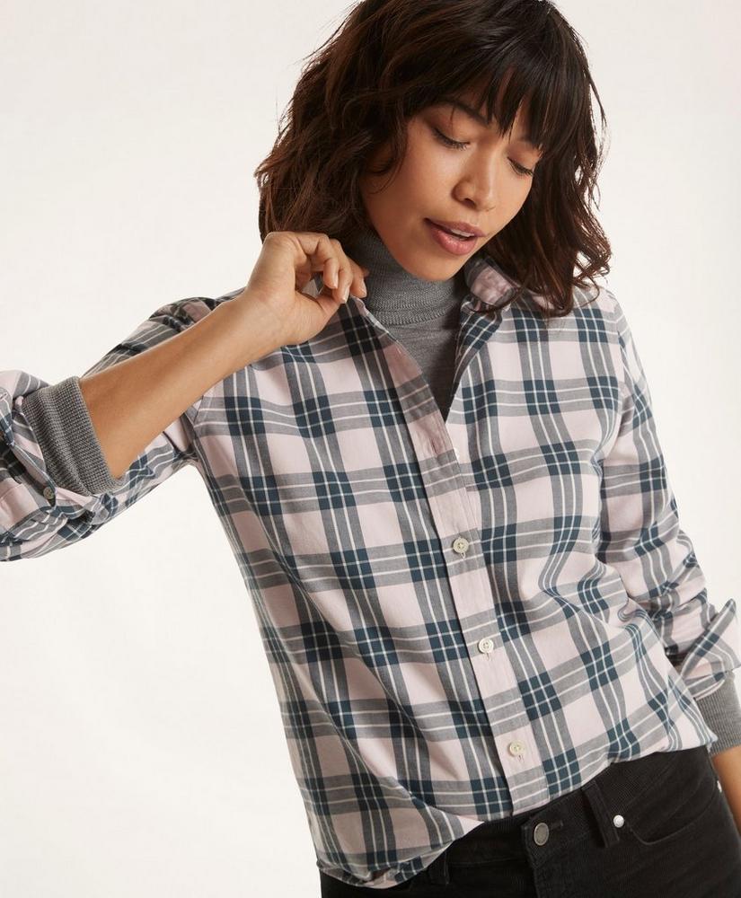 Flannel Plaid Shirt, image 1