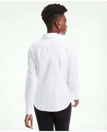Fitted Non-Iron Stretch Supima® Cotton Dress Shirt, image 3