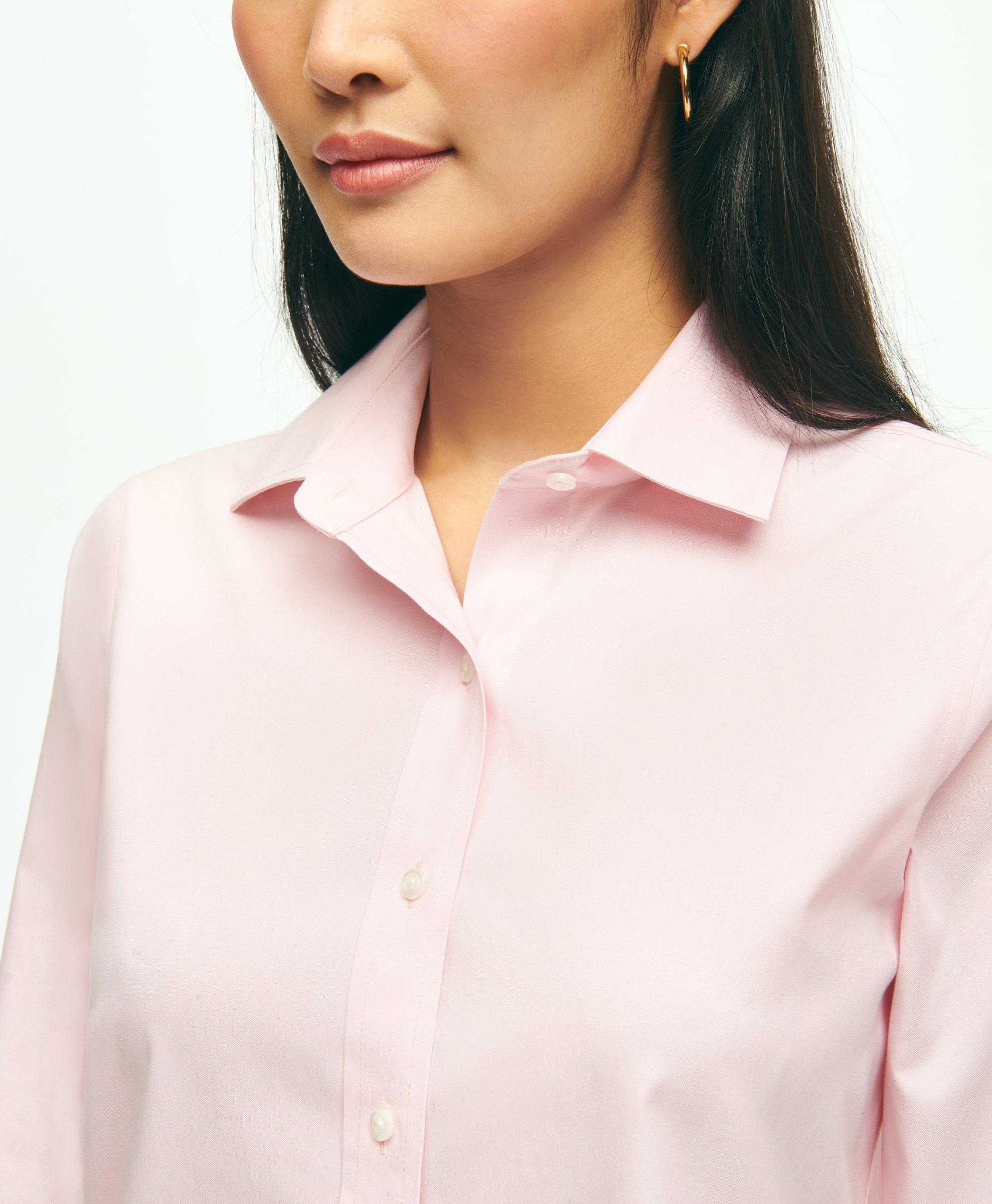 Baby pink shirt for hot sale ladies