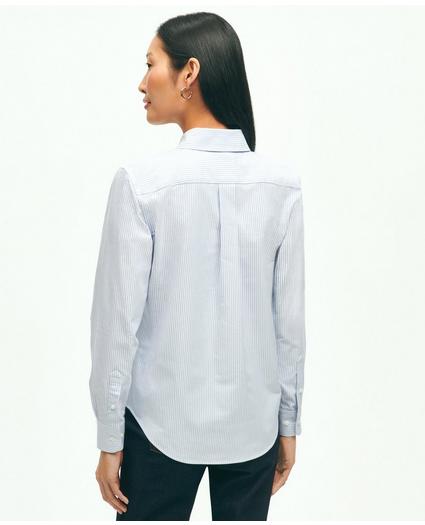 Classic-Fit Cotton Oxford Stripe Shirt, image 2