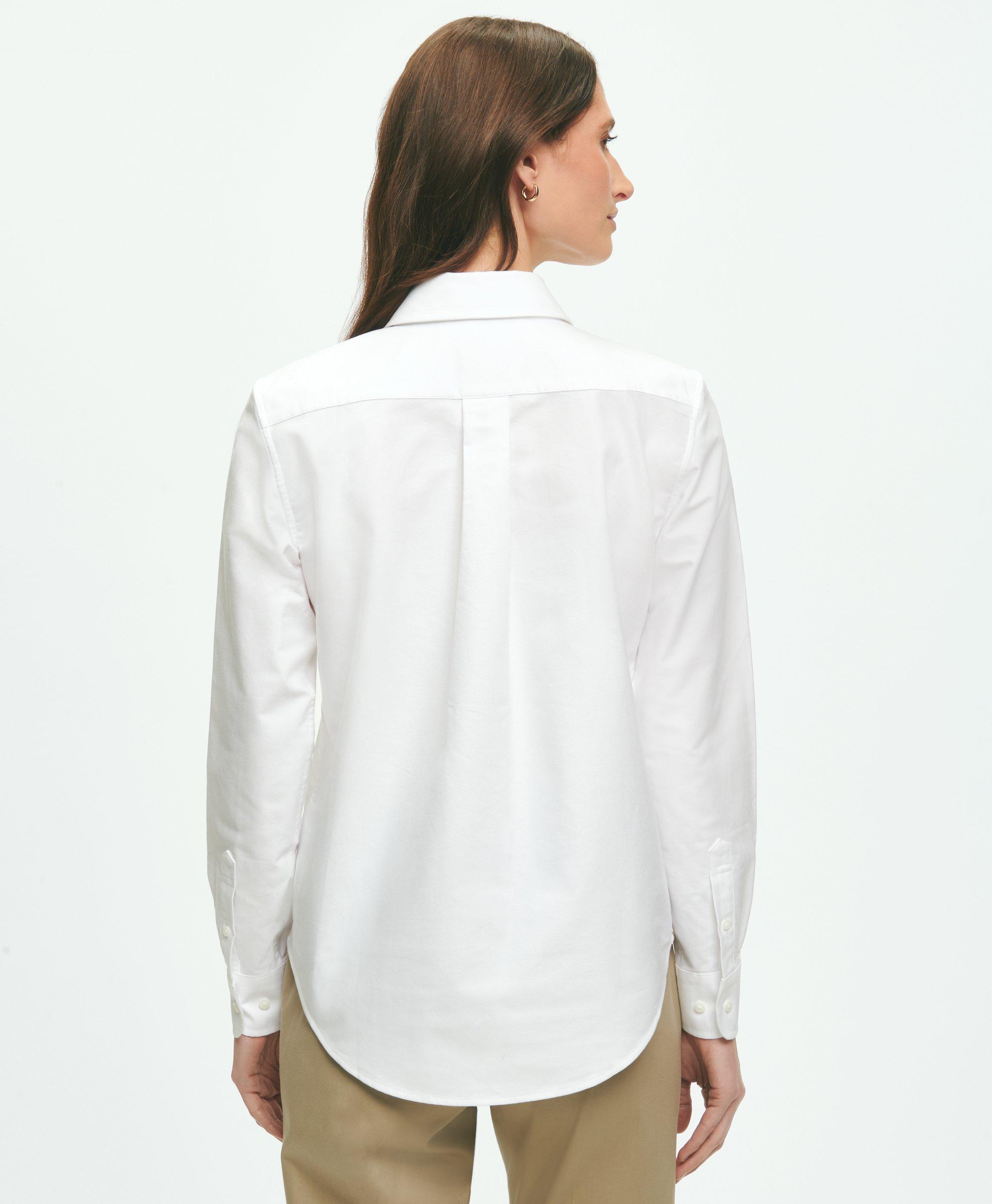 Plain white best sale collared shirt