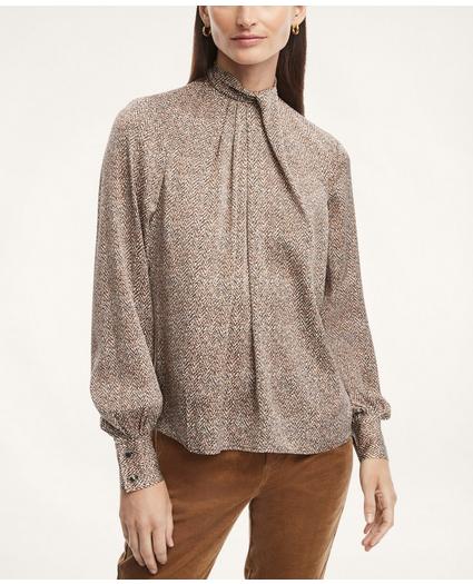 Silk Knotted Blouse, image 2